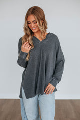 Bronwen Oversized Top - Vintage Black