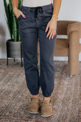 Drea Mica Joggers - Vintage Black