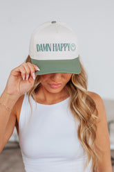 Damn Happy Trucker Hat