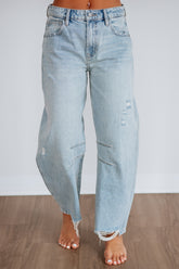 Sammie Hidden Jeans - Vintage Light Wash