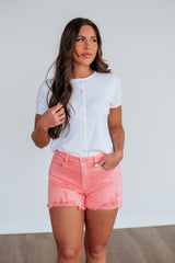 Charisse Ribbed Top - Ivory