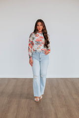 Eris Floral Mesh Top