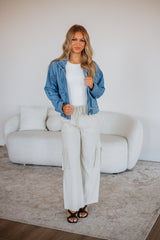 Rowe Risen Denim Jacket - Medium Wash