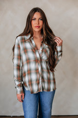 Charli Flannel Top