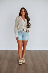 Nevaeh Knit Cardigan - Natural