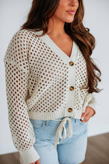 Nevaeh Knit Cardigan - Natural