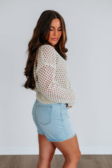 Nevaeh Knit Cardigan - Natural