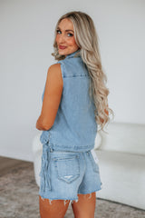 Leighton KanCan Denim Top