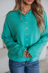 Brooke Cardigan - Turquoise