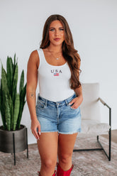 USA Bodysuit - Ivory