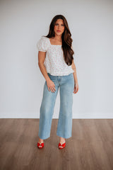 Destinee Polka Dot Top