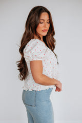 Destinee Polka Dot Top