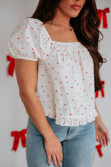 Destinee Polka Dot Top