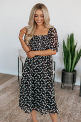 Fauna Floral Midi Dress