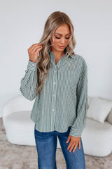 Edison Striped Button Down