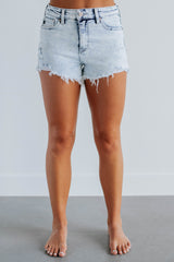 Kaia KanCan Shorts - Light Wash
