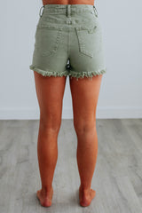 Mae Risen Shorts - Olive