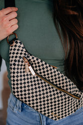 Tricia Checkered Bum Bag