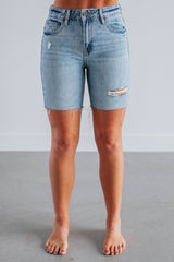 Marlin Hidden Shorts - Medium Wash