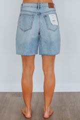 Marlin Hidden Shorts - Light Wash