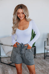 Nicolette Basic Bodysuit - Ivory