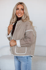 Jenelle Gingham Jacket