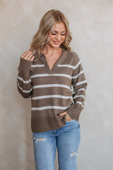 Danielle Striped Pullover