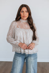 Marcia Floral Lace Top