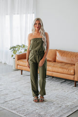 Kamari Active Jumpsuit - Dark Olive