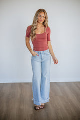 Spader Basic Top - Sienna