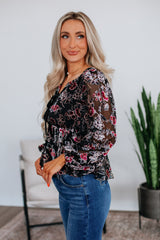 Lesa Floral Top