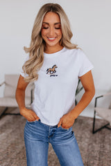Giddy Up Embroidered Tee
