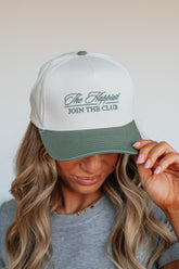 Join The Club Trucker Hat - Sage