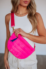 All I Need Belt Bag - Fuchsia