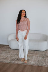 Asa Lace Top - Blush