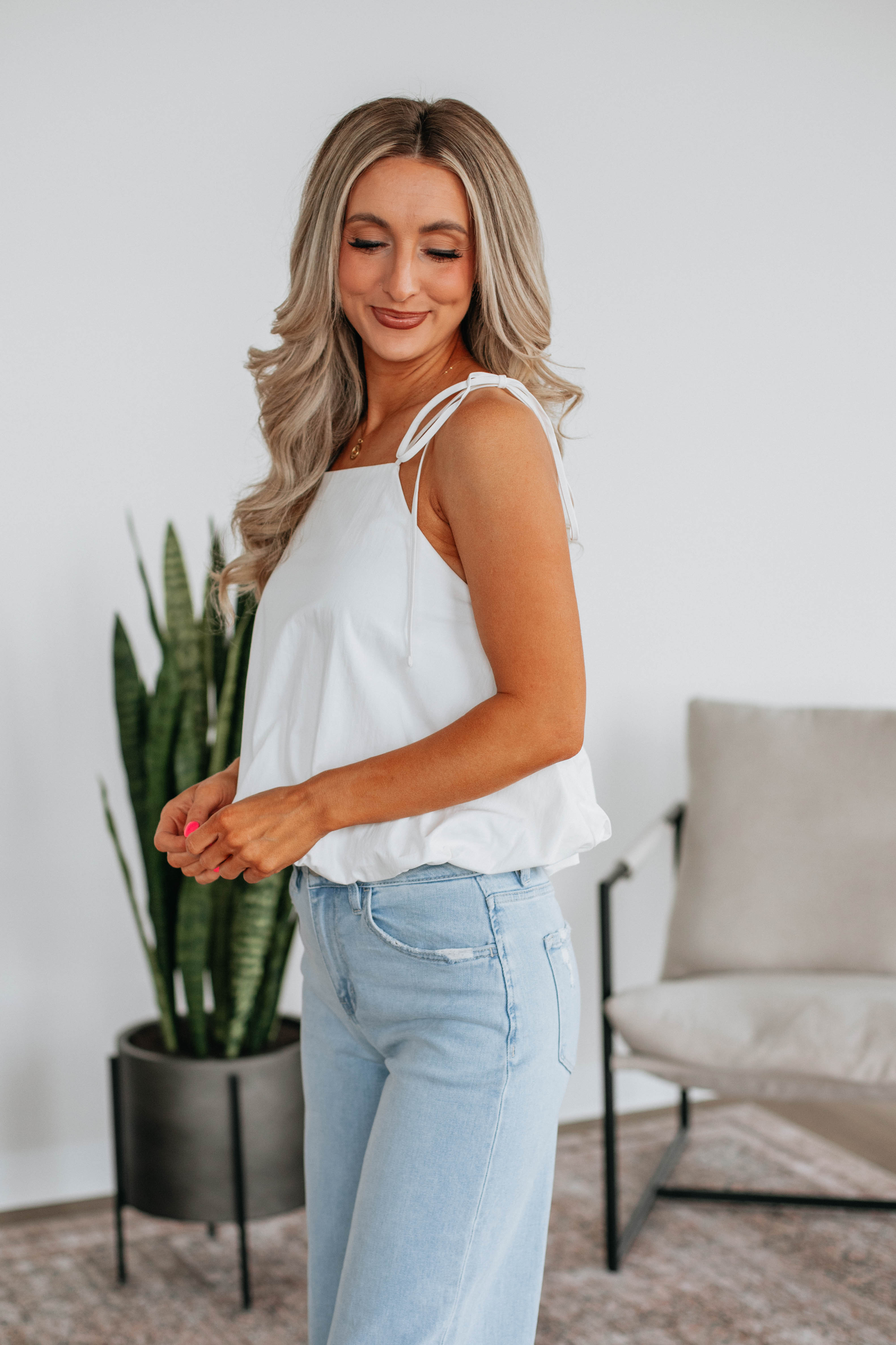 Audrianna Tank - Ivory