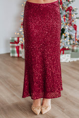 Azley Sequin Skirt