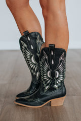 Someone Else's Problem Cowgirl Boots - Black