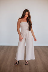 Bryanna Striped Jumpsuit