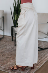 Haylo Wide Leg Pants - Cream