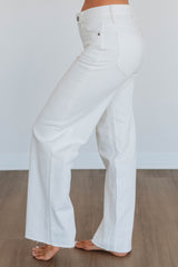 Logan Hidden Jeans - Ivory