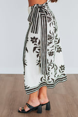 Carryn Floral Wrap Skirt