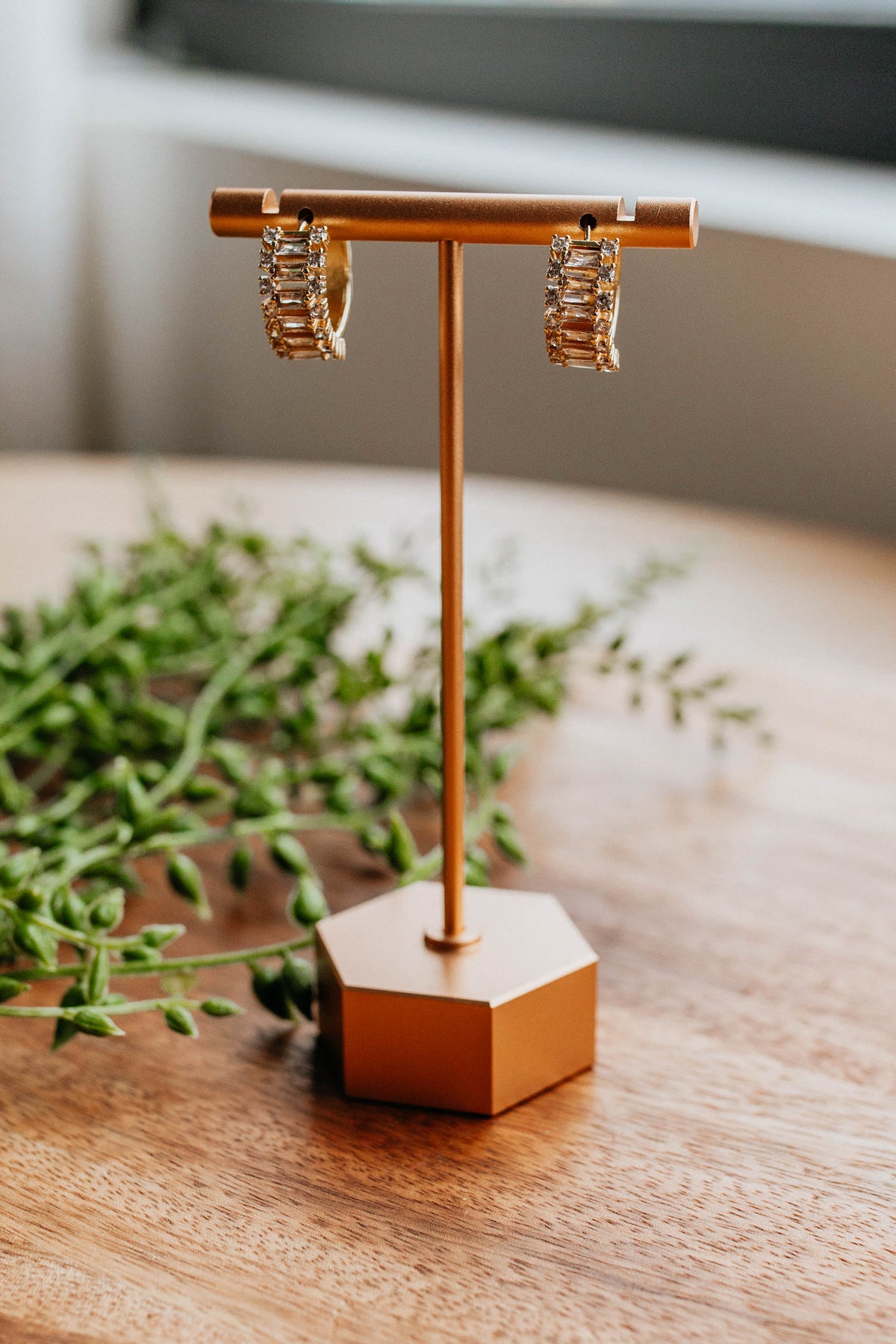 Celene Huggie Hoop Earrings