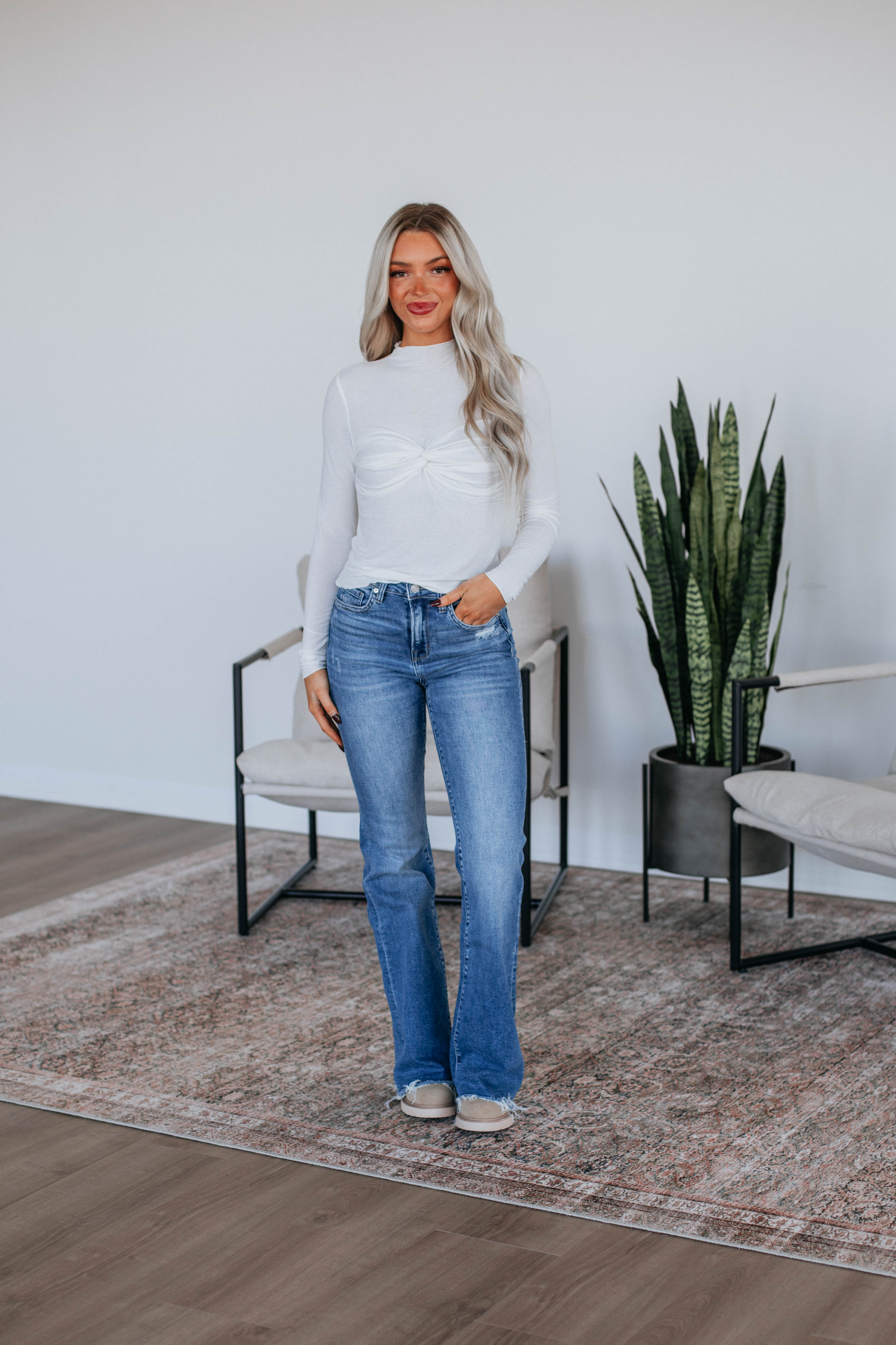 Don't Keep Me Waiting Top - Ivory