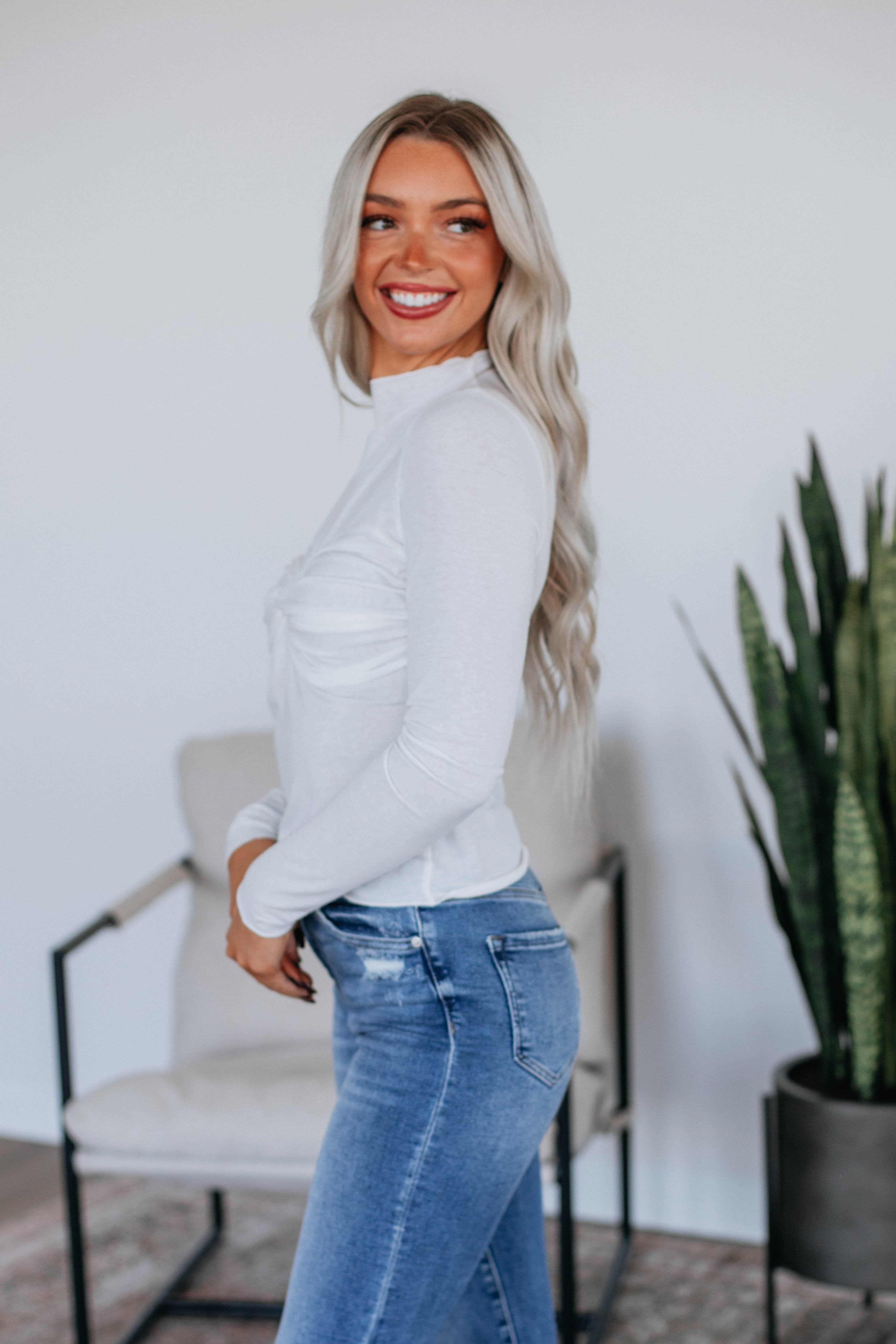 Don't Keep Me Waiting Top - Ivory