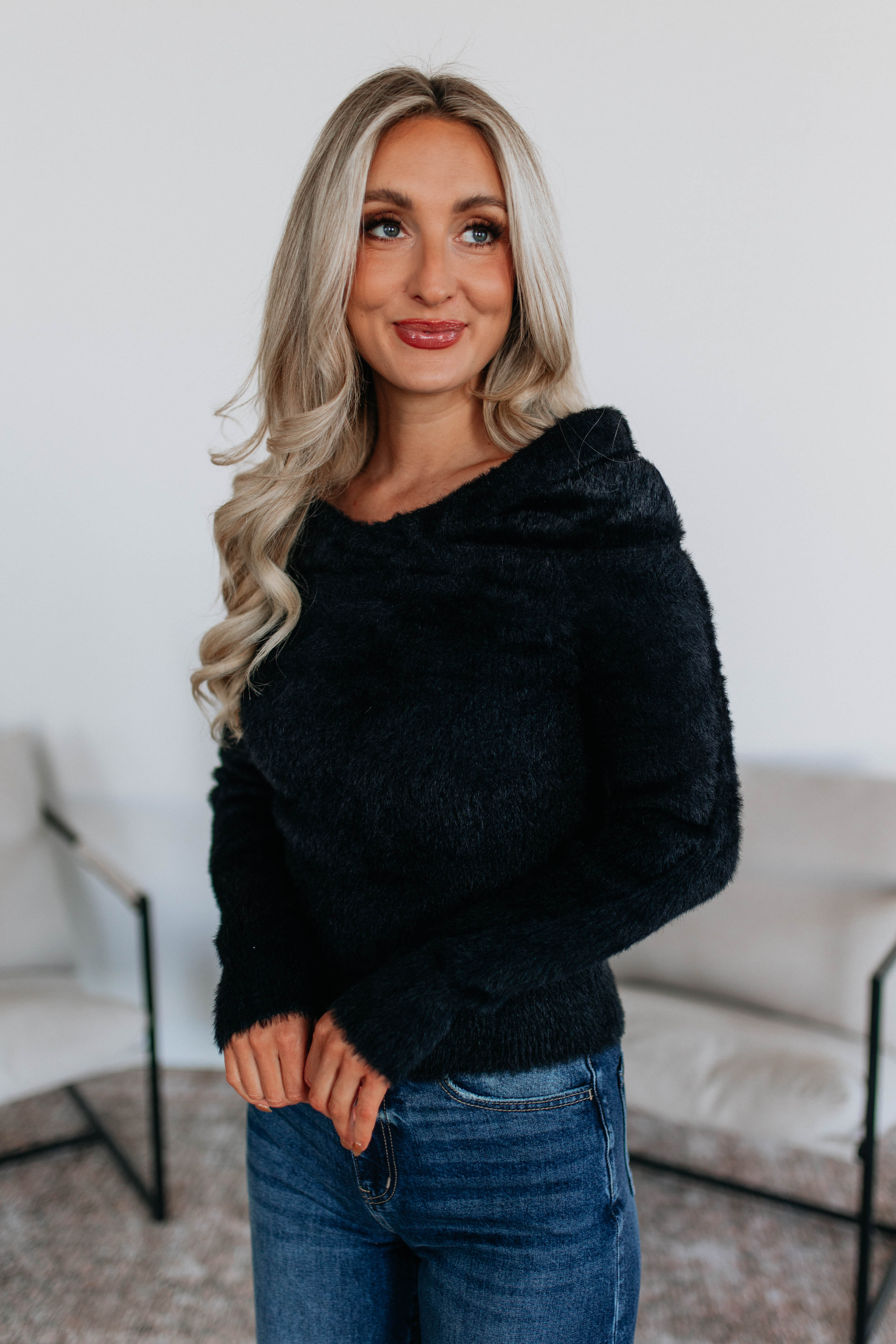 Candice Off The Shoulder Sweater