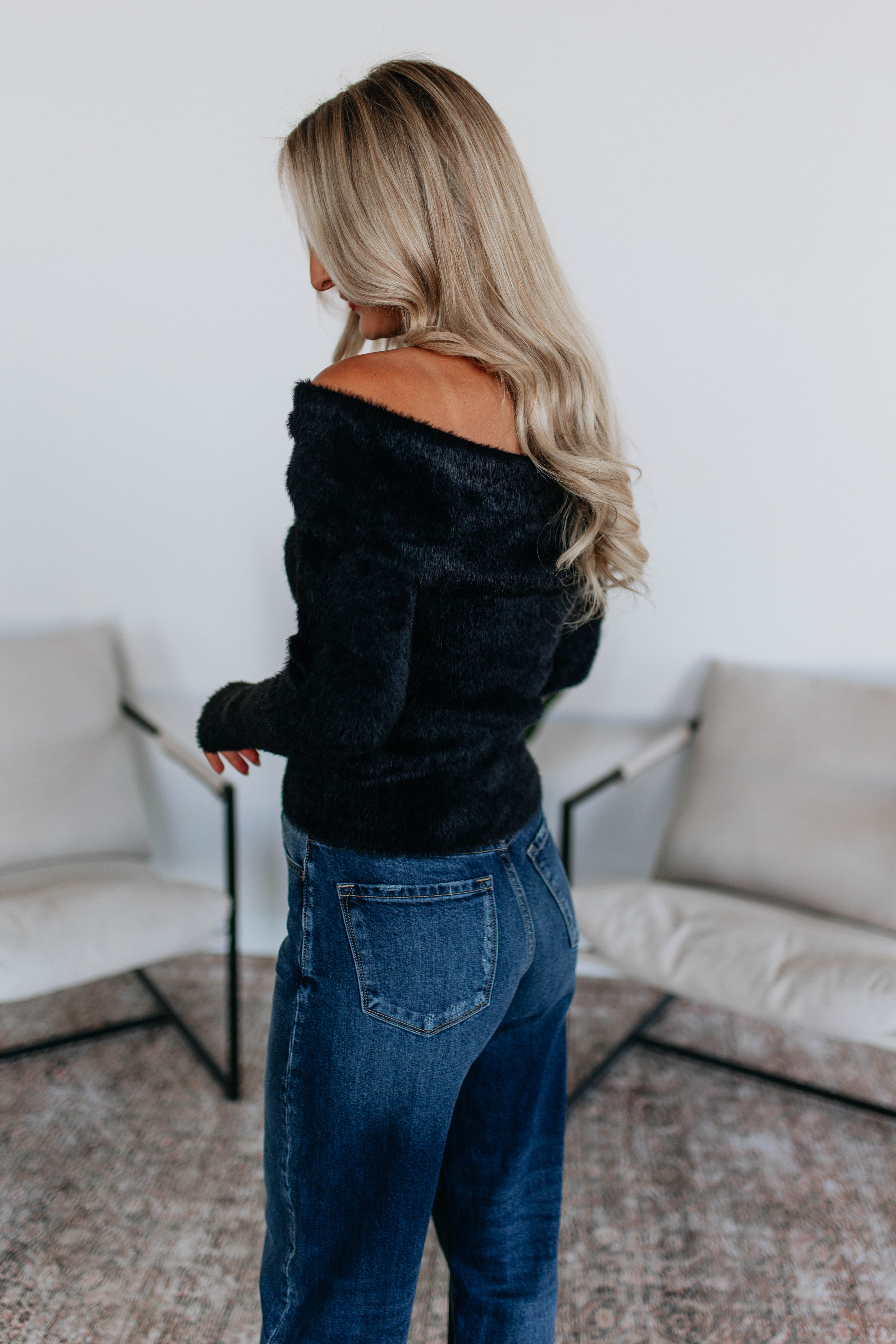 Candice Off The Shoulder Sweater