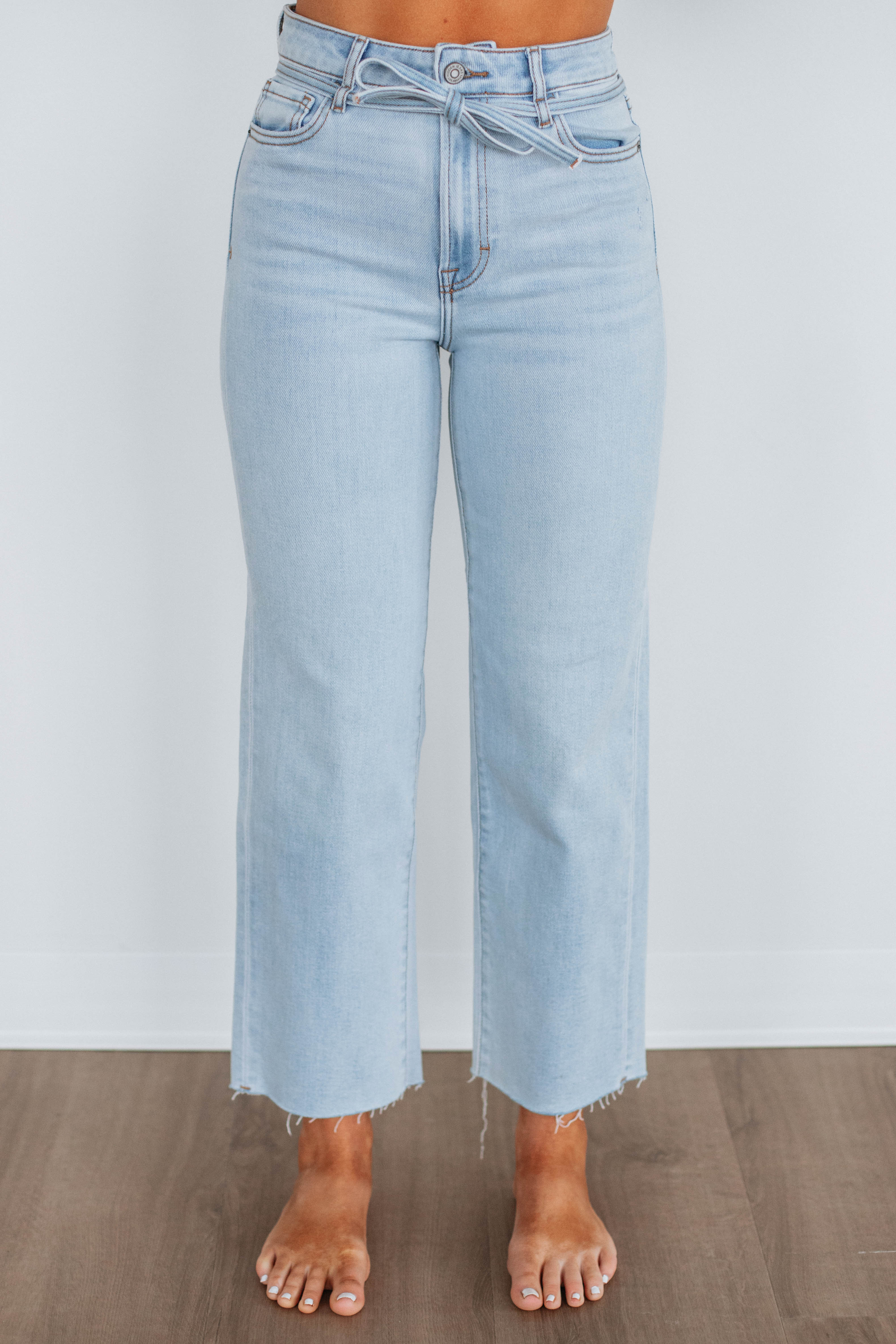 Ella Hidden Jeans - Light Wash