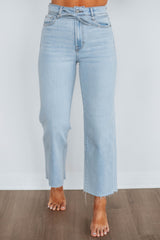 Ella Hidden Jeans - Light Wash