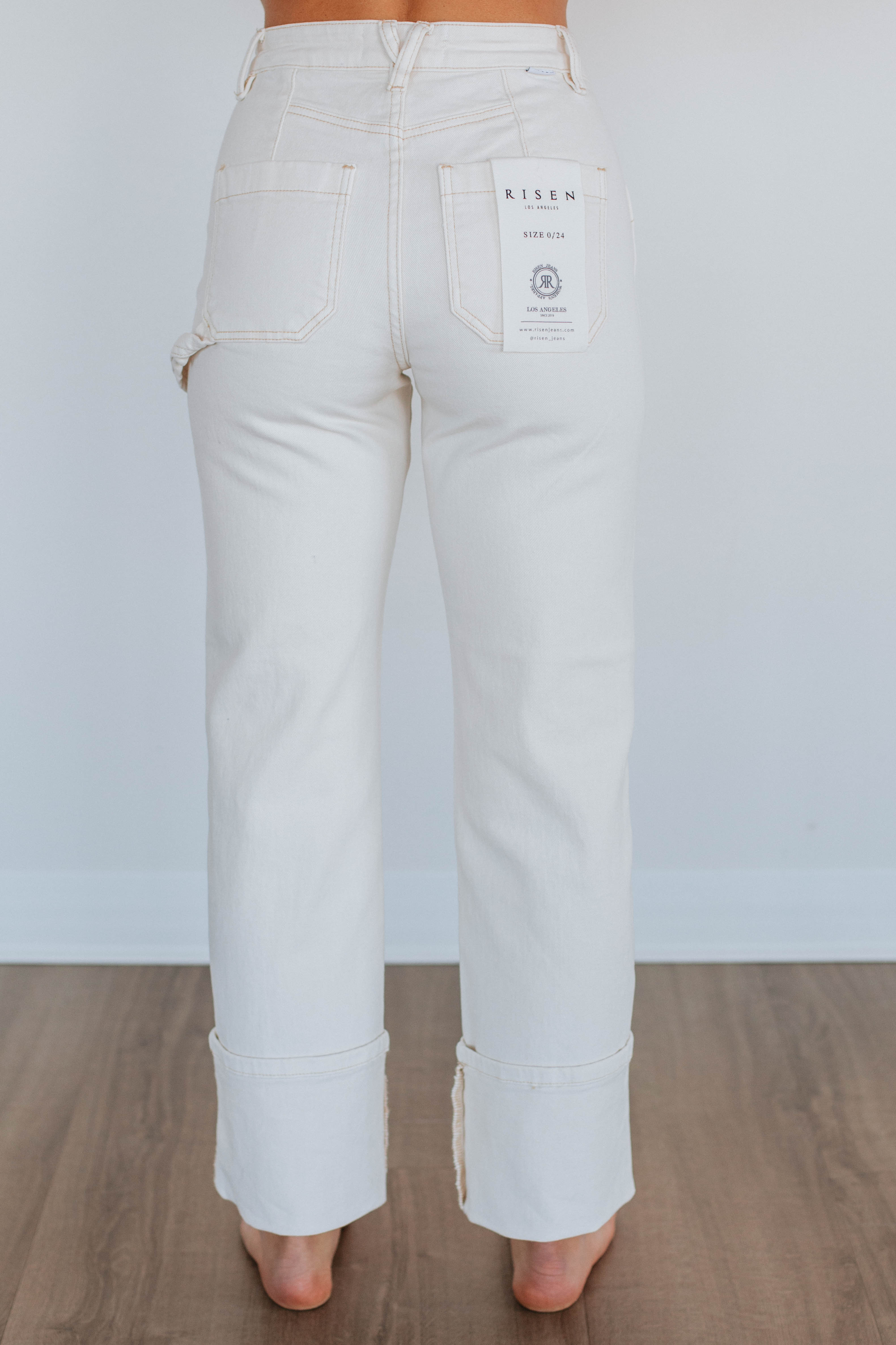 Erin Risen Jeans - Cream